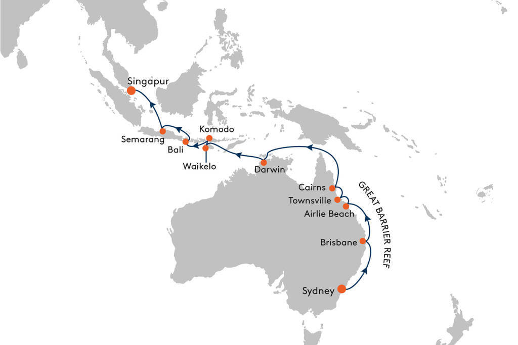 Australien / Neuseeland Kreuzfahrten