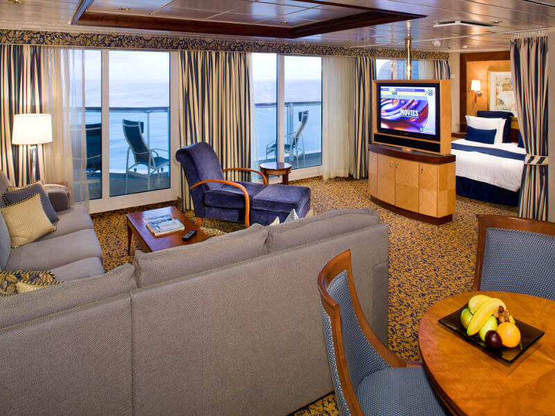 Royal Caribbean Suite stateroom cabin interior