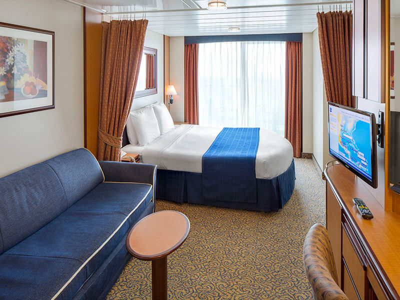 2B Spacious Oceanview stateroom with balcony