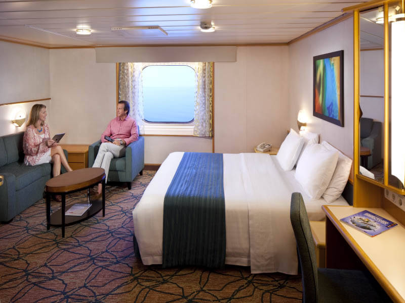 CO Oceanview stateroom sea view with connecting door