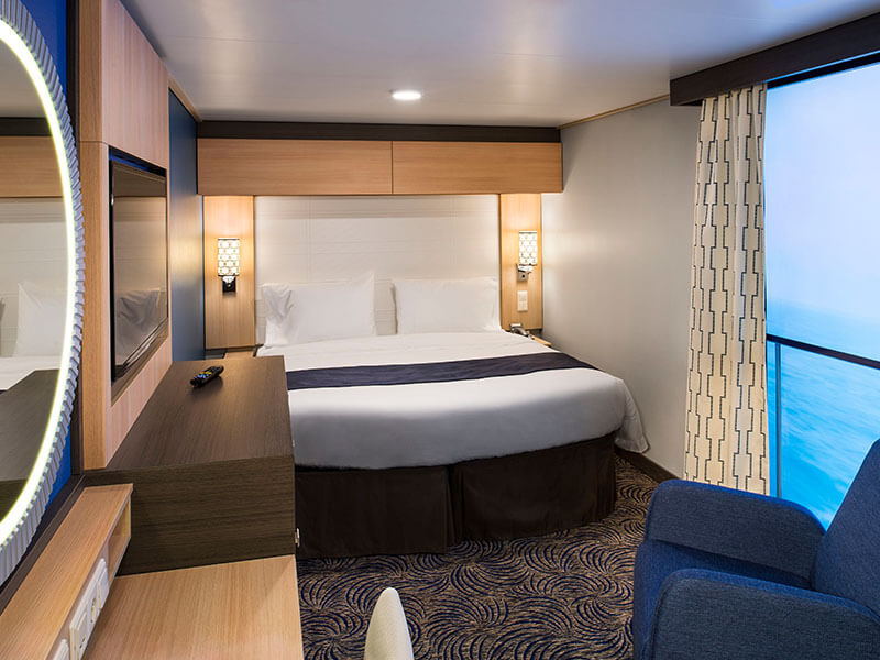 3U Interior stateroom with virtual balcony