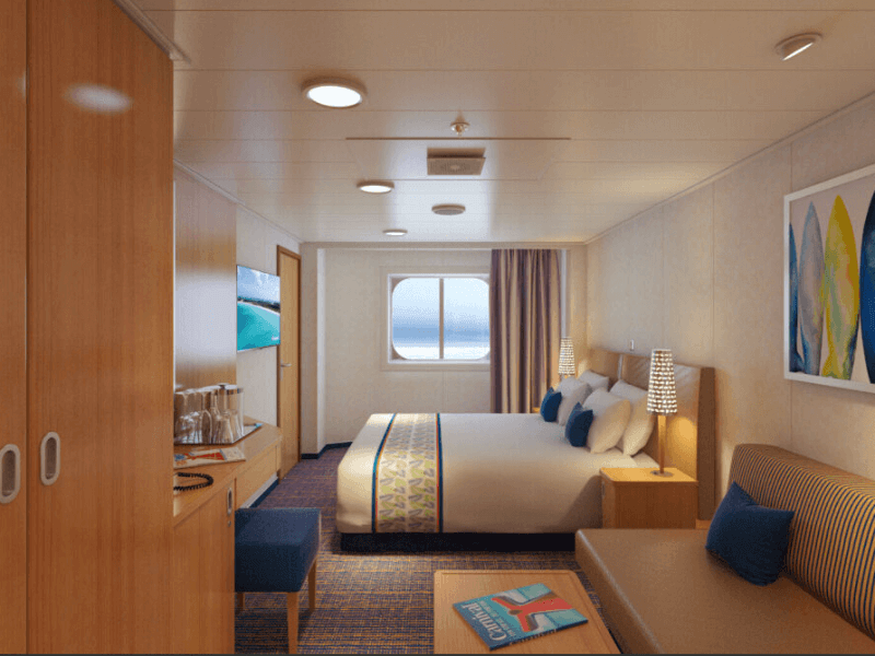 6T - Cloud 9 Spa 2 bed Oceanview stateroom (Walkway View)
