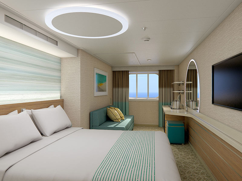 6A 2 Bed Oceanview Stateroom