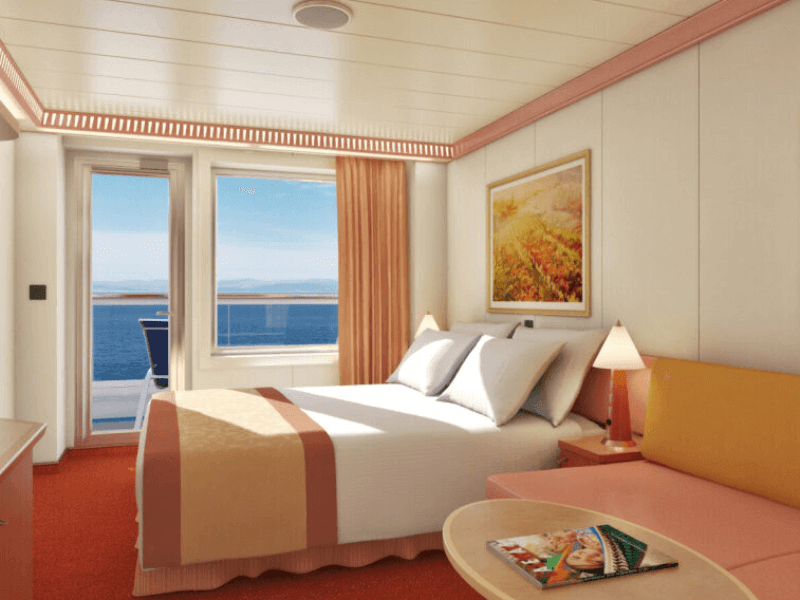 8D Oceanview Stateroom with Balcony