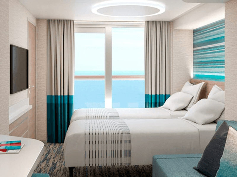 8V - Cloud 9 Spa 2 bed Oceanview stateroom with large balcony (bow)