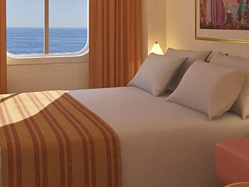 6A 2 Bed Oceanview Stateroom