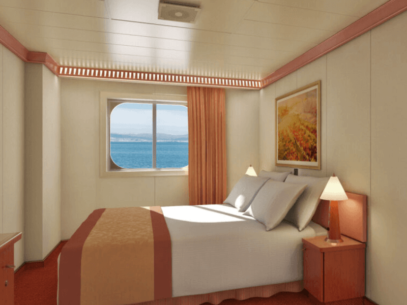 6A 2 Bed Oceanview Stateroom