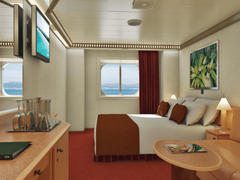 6A 2 Bed Oceanview Stateroom