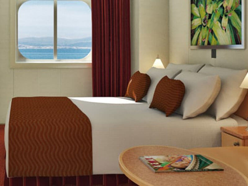 6A 2 Bed Oceanview Stateroom