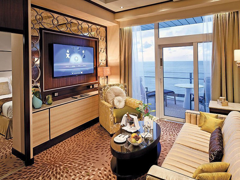 Celebrity Cruises Suite stateroom cabin interior
