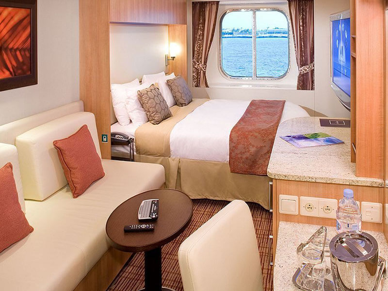 07 - 2 bed Oceanview stateroom